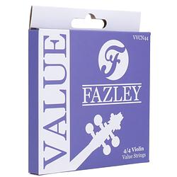 Foto van Fazley vvcn44 value violin strings medium tension snarenset voor 4/4-formaat viool