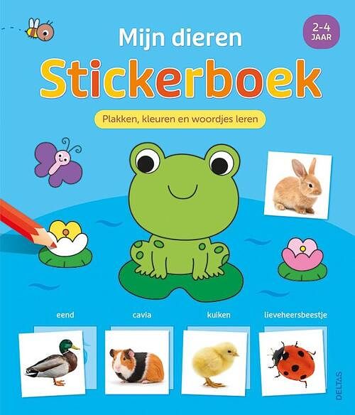 Foto van Mijn dieren stickerboek - znu - paperback (9789044765885)