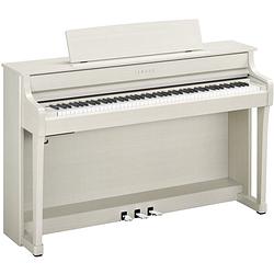 Foto van Yamaha clp-845 wb digitale piano wit berk