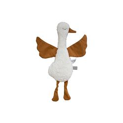 Foto van Snoozebaby knuffel eendje diddy duck off white - 30 cm