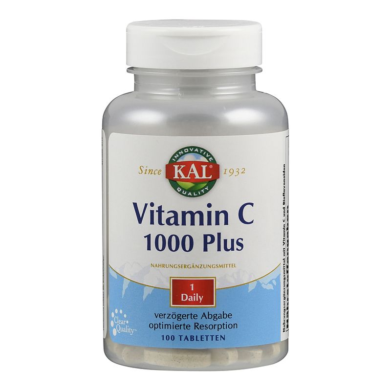 Foto van Kal vitamine c1000 plus tabletten