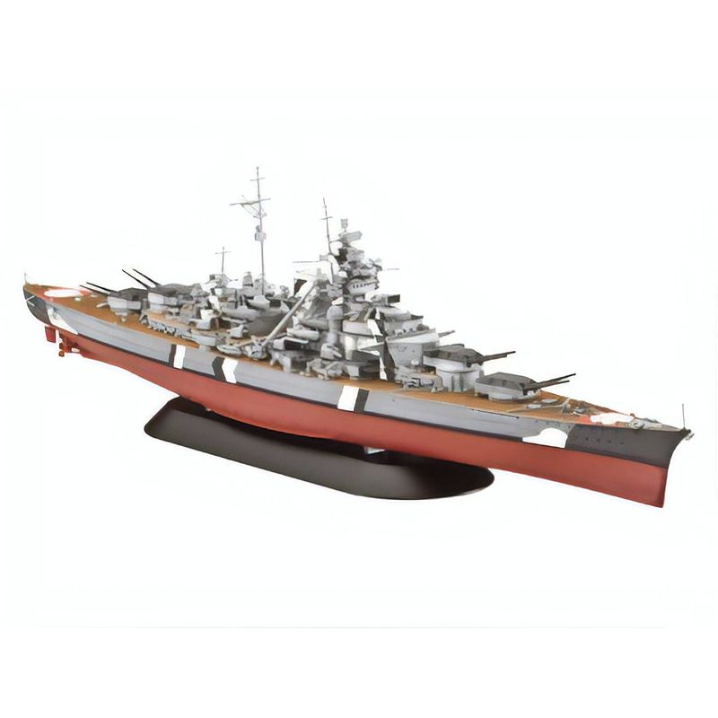 Foto van Revell modelschip bismarck 36 cm 295-delig