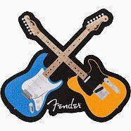Foto van Fender patch crossed guitars patch