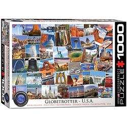 Foto van Eurographics puzzel globetrotter usa - 1000 stukjes