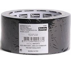 Foto van Benson ducttape/reparatietape universeel zwart 10 meter - tape (klussen)