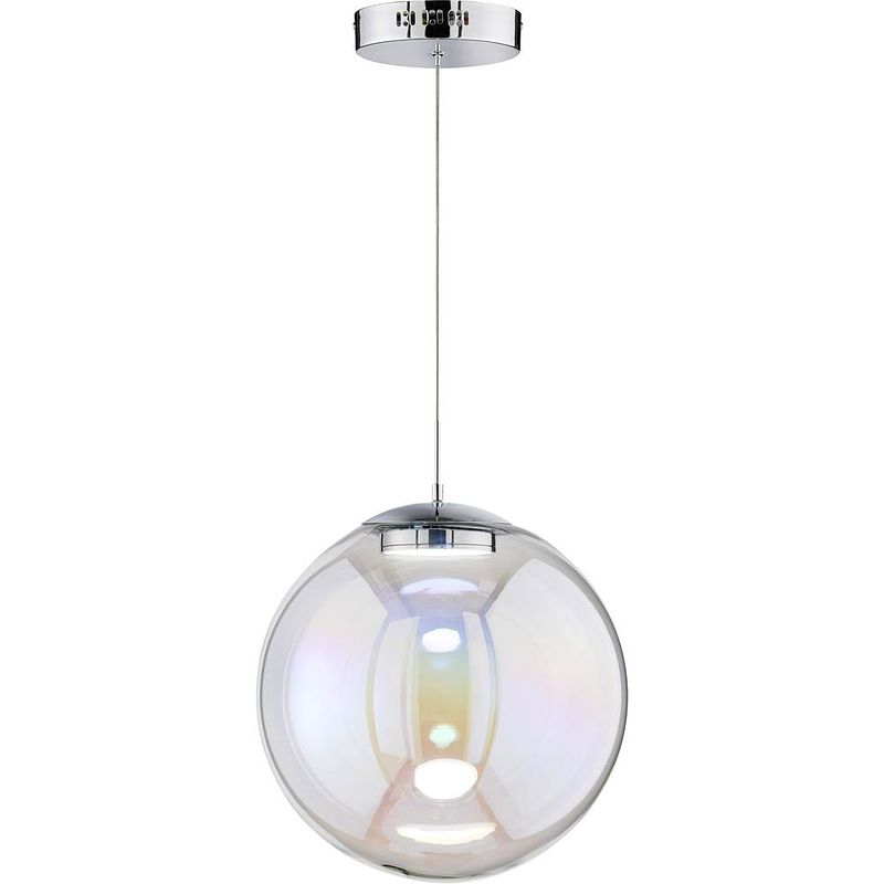 Foto van Wofi grace 6164.01.01.8400 led-hanglamp 14 w chroom