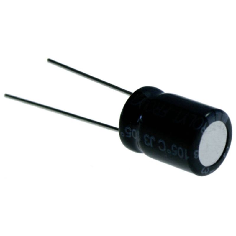 Foto van Frolyt e-km3803 elektrolytische condensator radiaal bedraad 5 mm 470 µf 40 v (ø x l) 12.5 mm x 25 mm 1 stuk(s)