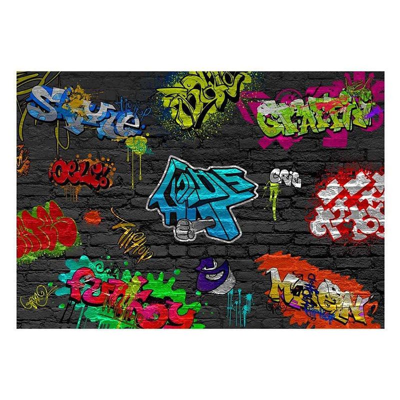 Foto van Artgeist graffiti wall vlies fotobehang 350x245cm 7-banen