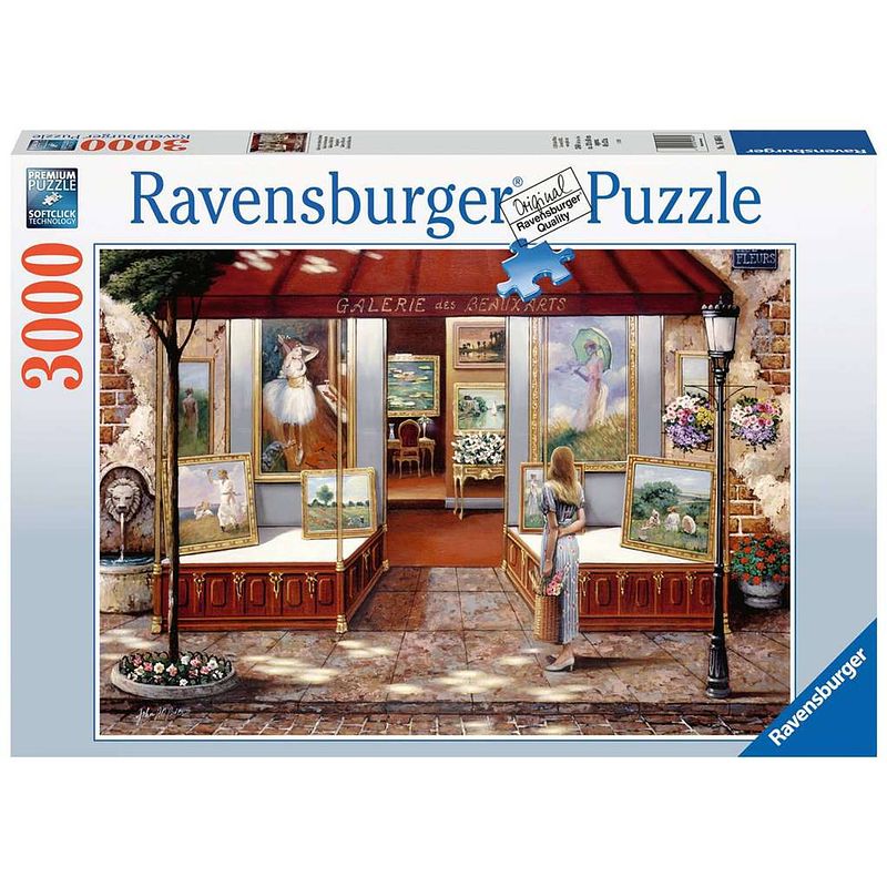Foto van Ravensburger puzzel kunstgalerie 3000pcs