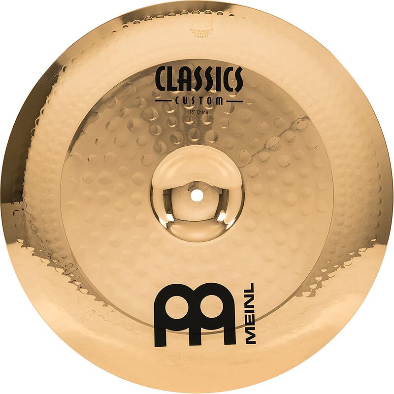 Foto van Meinl cc16ch-b classics custom brilliant 16 inch china bekken