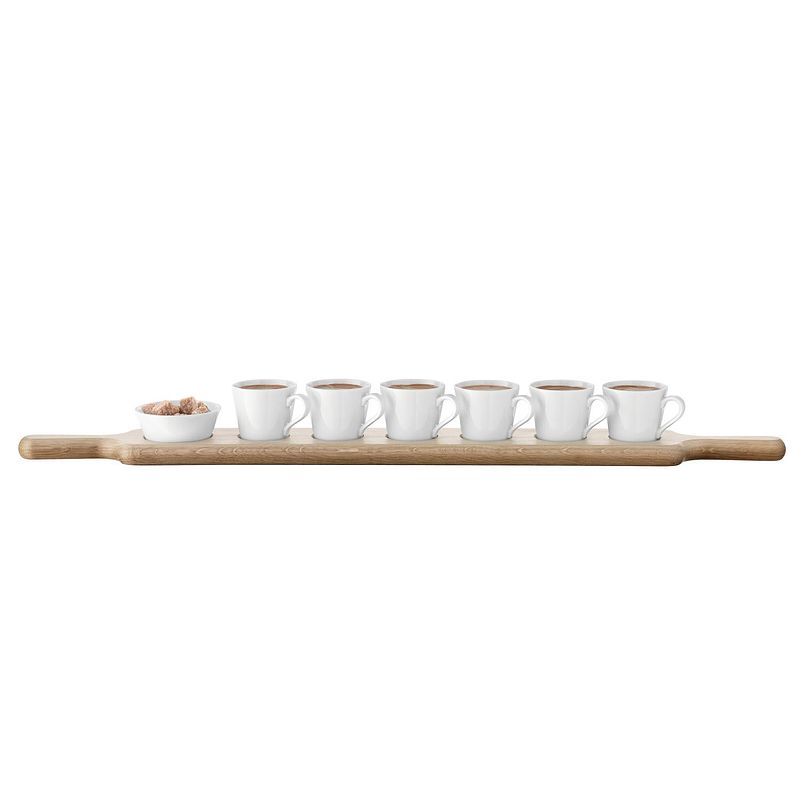Foto van Paddle koffieset met serveerplank set van 7 stuks