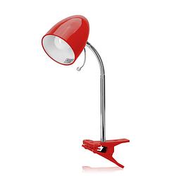 Foto van Aigostar led klemlamp - e27 fitting - rood - excl. lampje