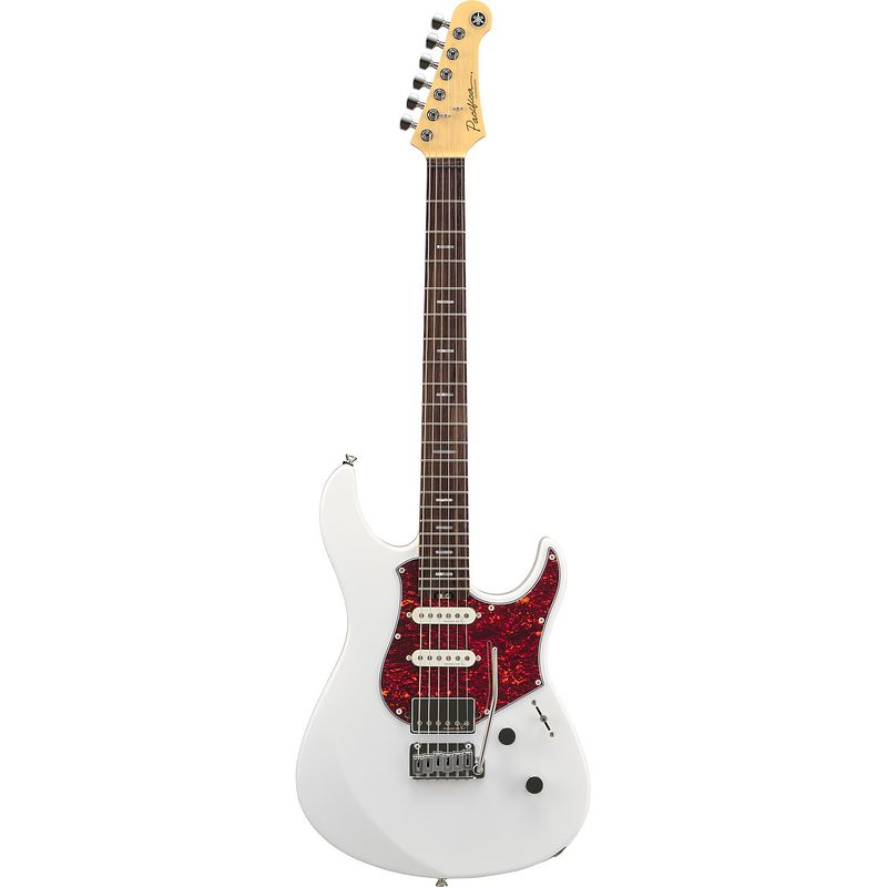 Foto van Yamaha pacp12 pacifica professional shell white elektrische gitaar met hardshell koffer