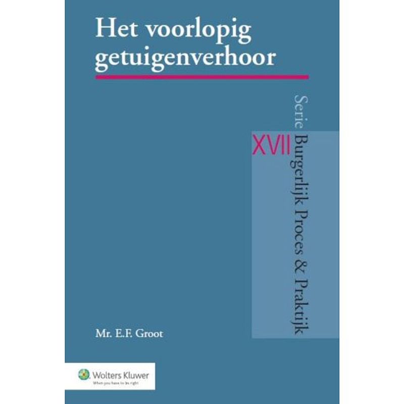 Foto van Het voorlopig getuigenverhoor - burgerlijk proces