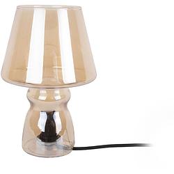Foto van Leitmotiv tafellamp classic 16 x 25 cm e14 glas 40w bruin
