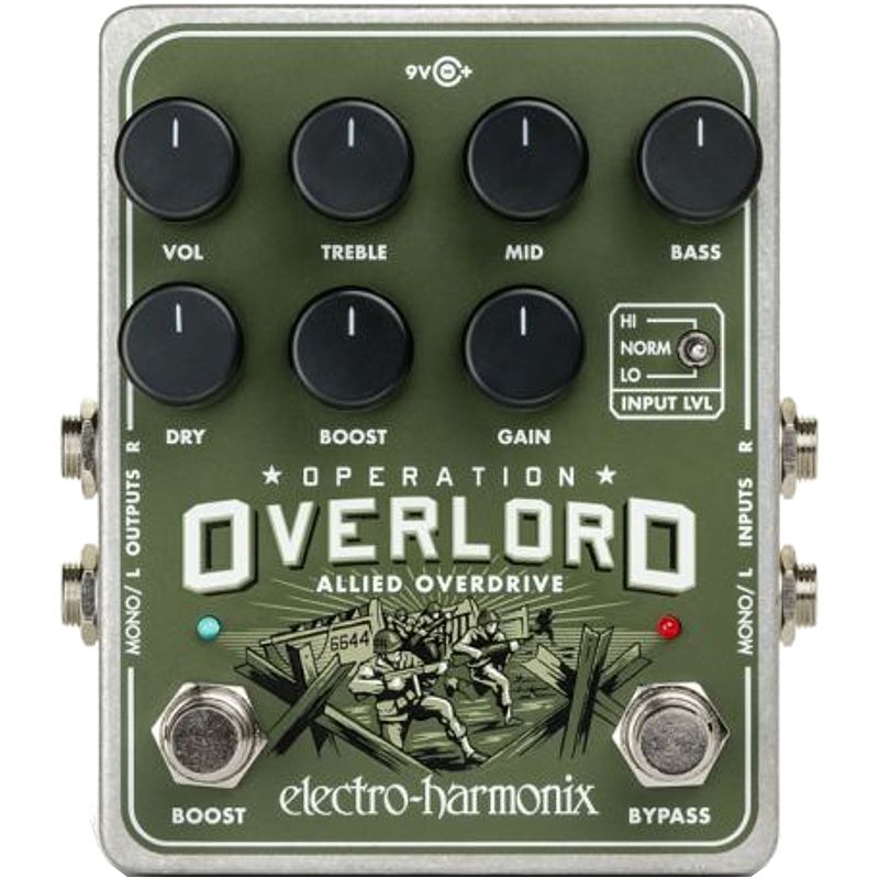 Foto van Electro harmonix operation overlord allied overdrive pedaal