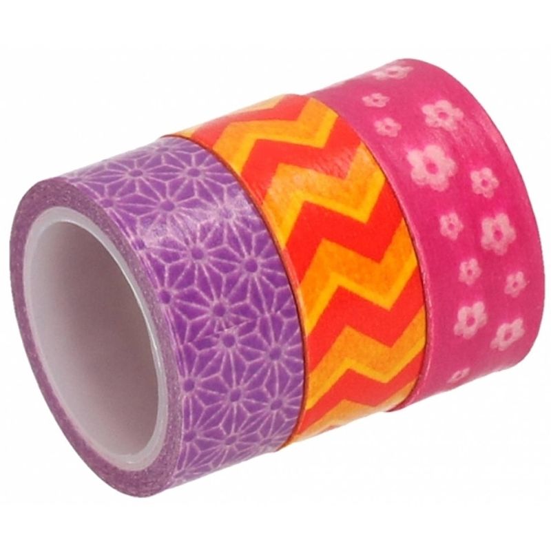 Foto van Washi tape 3 rollen nr 2 - washi tape