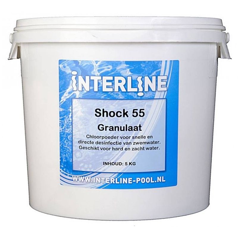 Foto van Interline zwembadreiniger shock 55 granulaat 5 kg
