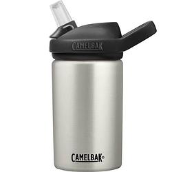 Foto van Camelbak drinkfles eddy+ geïsoleerd 400 ml rvs zilver