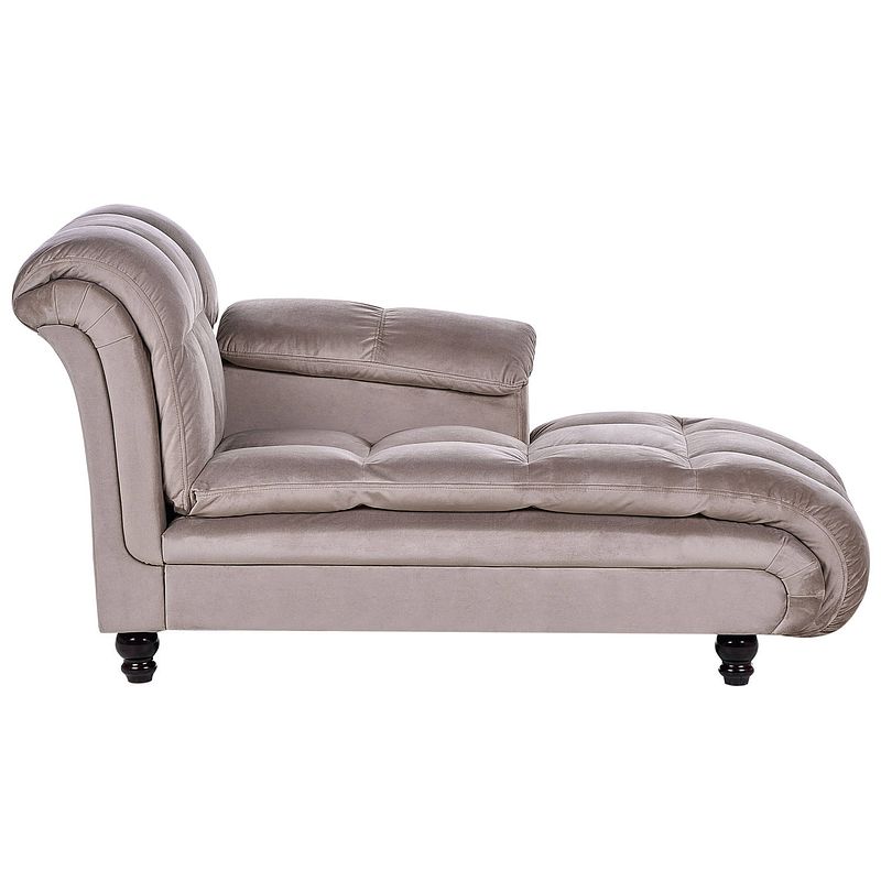 Foto van Beliani lormont - chaise longue-bruin-polyester