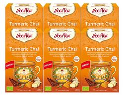 Foto van Yogi tea turmeric chai voordeelverpakking