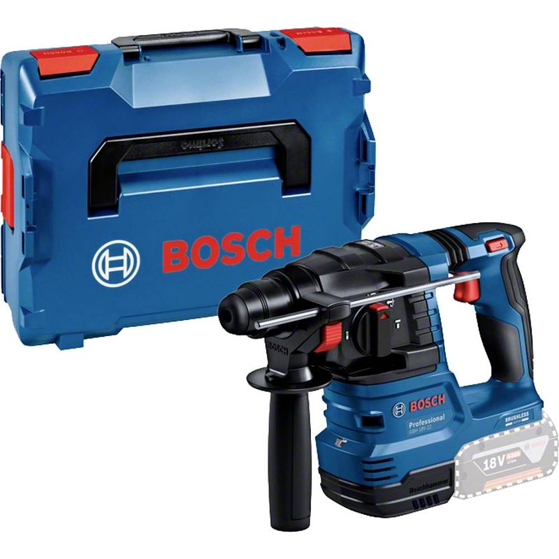 Foto van Bosch professional gbh 18v-22 sds-plus-accu-boorhamer 18 v li-ion