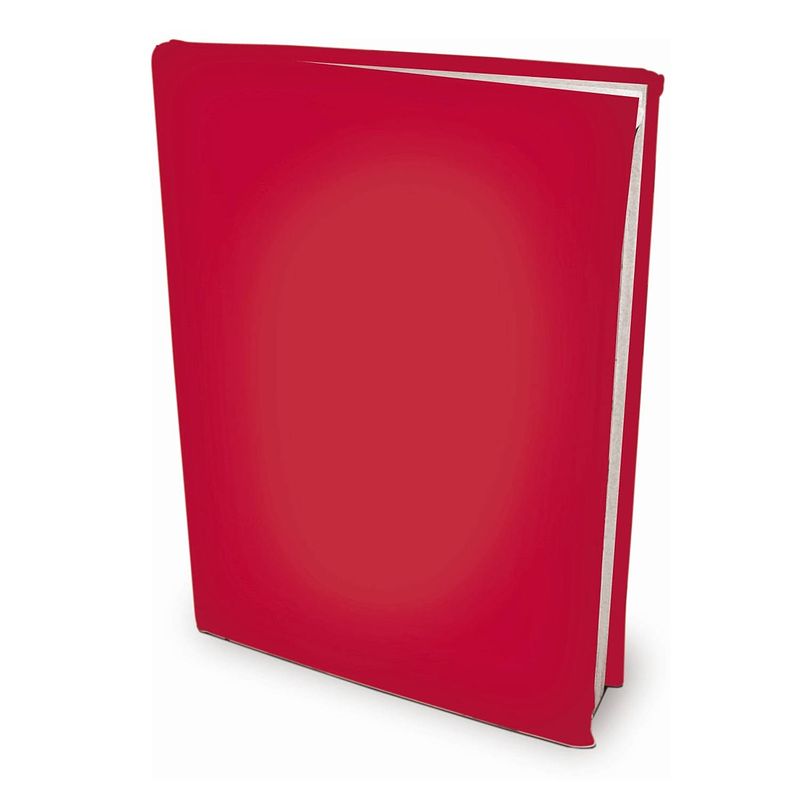 Foto van Rekbare boekenkaften a4 - rood - 12 stuks