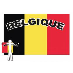 Foto van Belgie cape met print - verkleedattributen