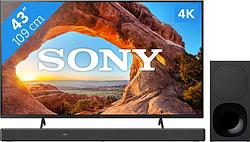 Foto van Sony kd-43x85j + soundbar