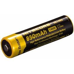 Foto van 1 stuk - nitecore nl1485 14500 850mah 3.7v li-ion oplaadbaar batterij