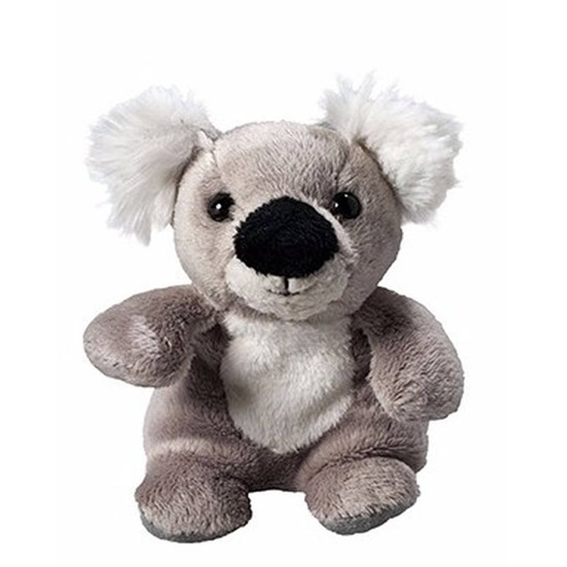 Foto van Pluche koala knuffel 11 cm met beschrijfbaar label - knuffeldier