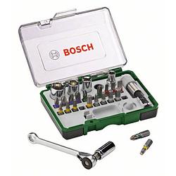 Foto van Bosch accessories promoline 2607017160 dopsleutelset metrisch 1/4 (6.3 mm) 27-delig