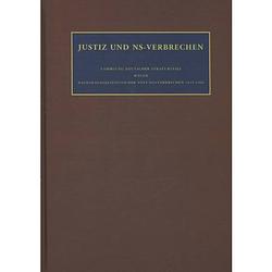 Foto van Justiz und ns-verbrechen / band 22 - justiz und