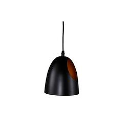 Foto van Elda verlichting hanglamp ø16cm staal zwart, koper.