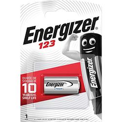 Foto van Energizer batterij photo lithium 123, op blister 6 stuks
