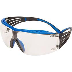 Foto van 3m securefit sf401xsgaf-blu veiligheidsbril met anti-condens coating blauw, grijs