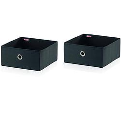 Foto van Leifheit small box - set van 2 - zwart