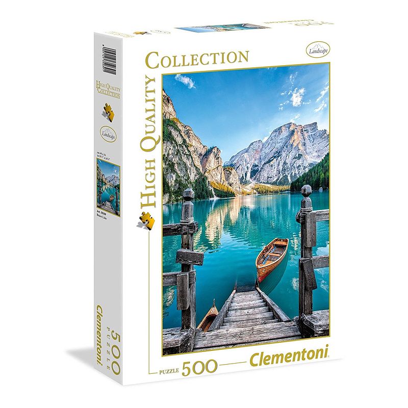 Foto van Clementoni puzzel braies lake 500 stukjes