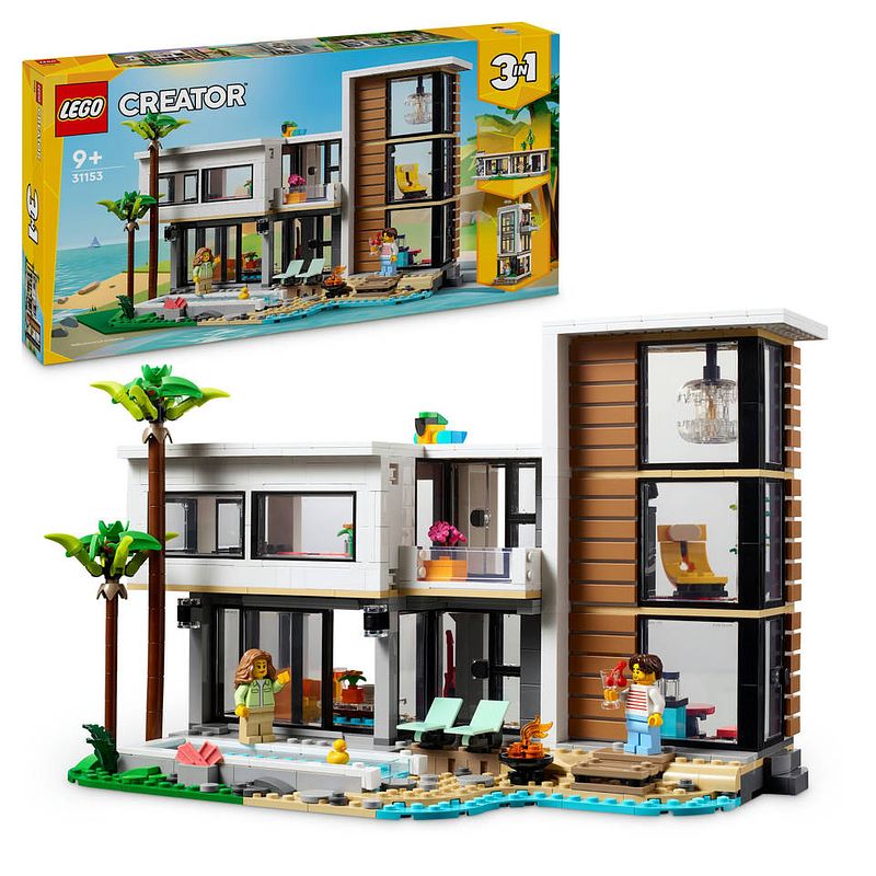 Foto van Lego creator 3-in-1 modern huis 31153