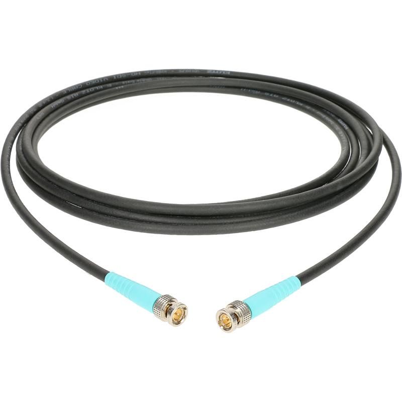 Foto van Klotz vu12ladp0-1500 d&h bncpro plug uhd/4k videokabel blauw 15 meter