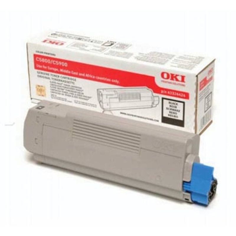 Foto van Oki toner cyaan - 5000 pagina's - 43324423