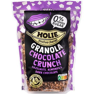 Foto van Holie granola chocolate crunch hazelnuts, almonds & dark chocolate 350g bij jumbo