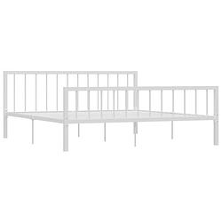 Foto van The living store metalen bedframe - classic - bedframe - afmeting- 208 x 186 x 84 cm - massieve constructie -