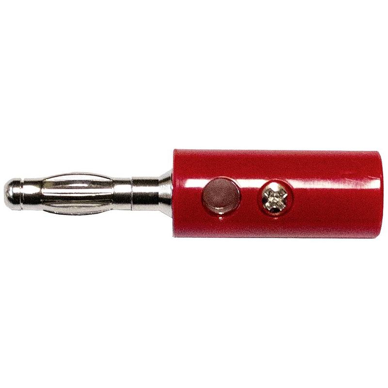 Foto van Mueller electric bu-00249-2 banaanstekker rood lengte: 42.672 mm 1 stuk(s)