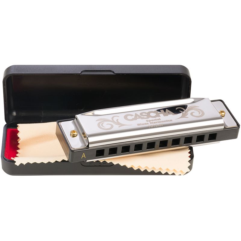 Foto van Cascha hh 2167 special blues mondharmonica in a