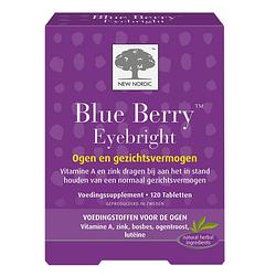 Foto van New nordic blue berry eyebright tabletten