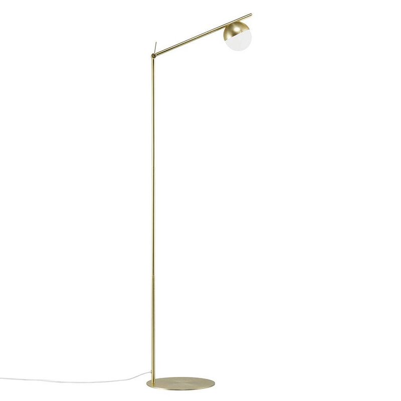 Foto van Nordlux contina vloerlamp 140 cm hoog goud