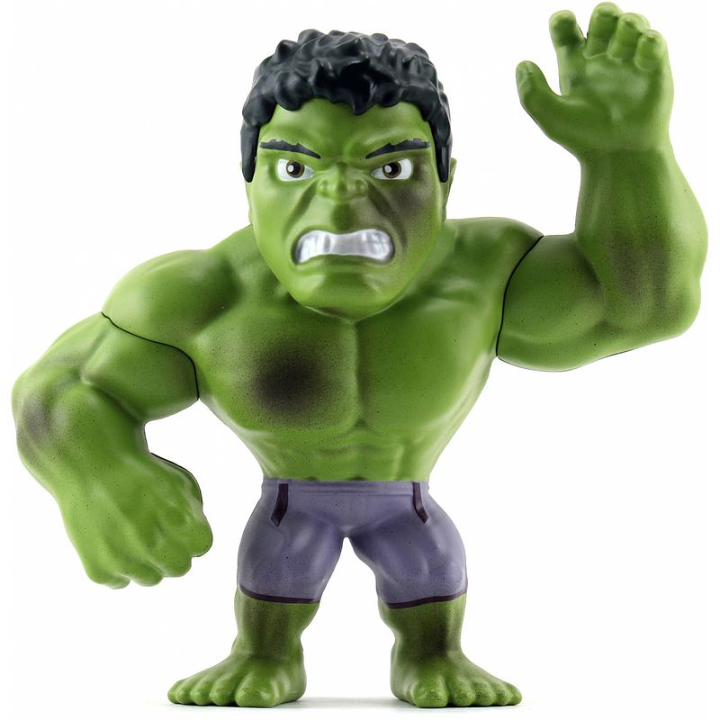 Foto van Jada speelfiguur marvel hulk 15 cm die-cast groen/paars