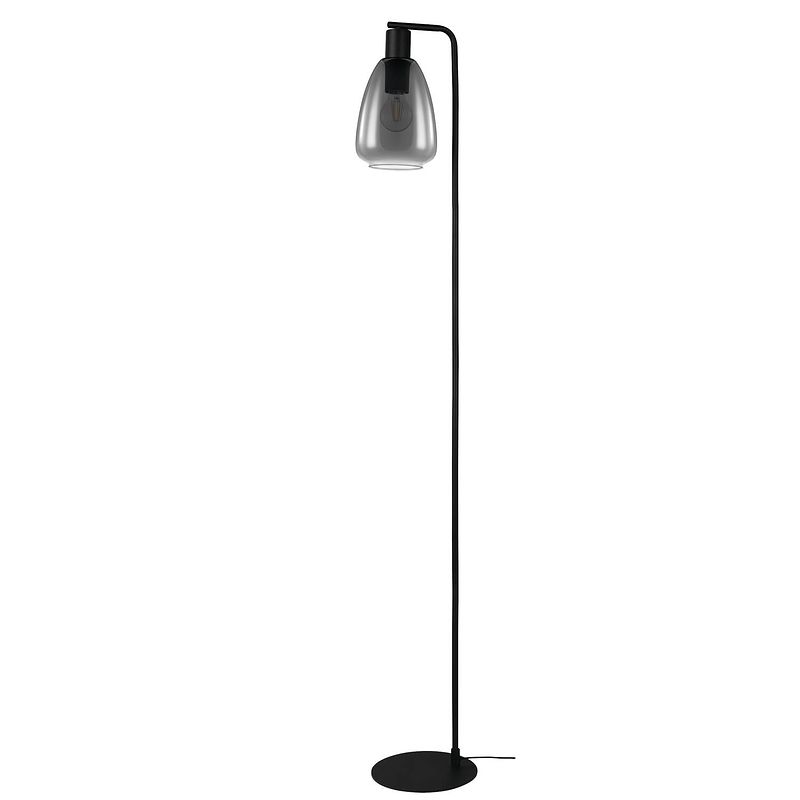 Foto van Eglo chelvey vloerlamp - e27 - 150,5 cm - zwart