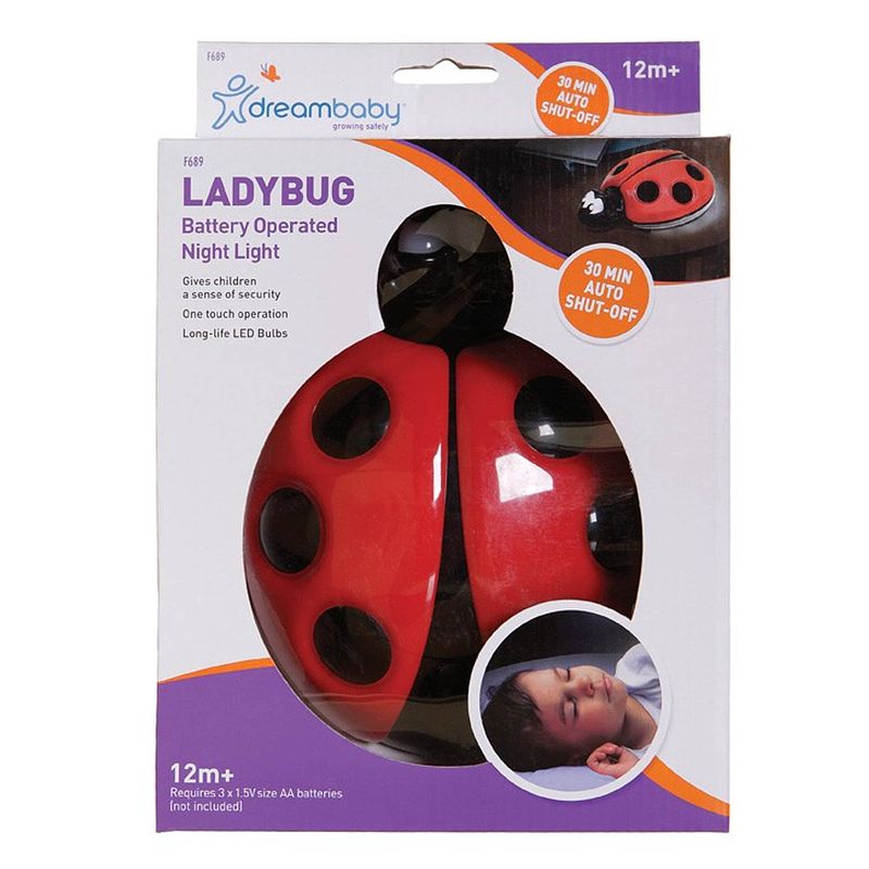Foto van Led-nachtlamp ladybug/lieveheersbeestje